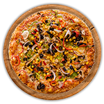 Vegetarian Spicy Pizza 
